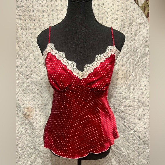Heart Soul Red and White Polka Dot Cami - Picture 5 of 5